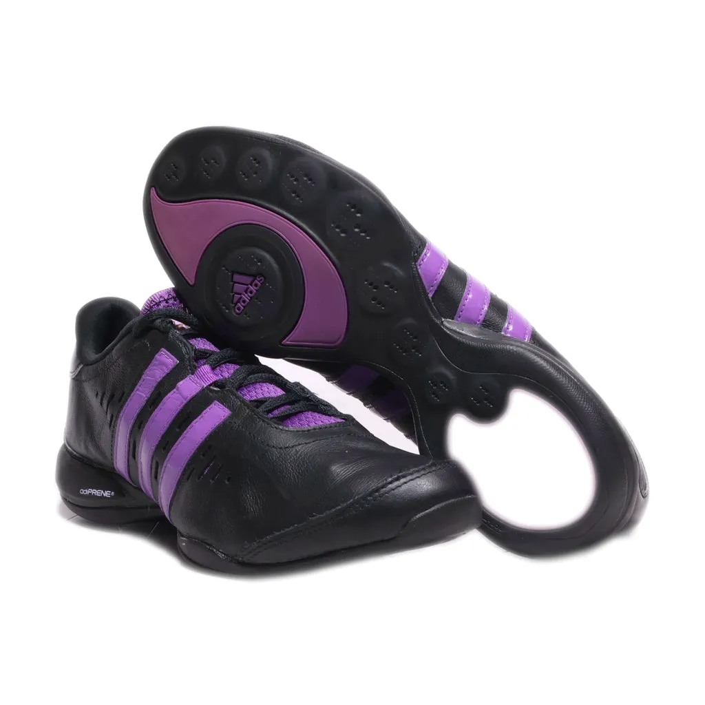Adidas Core 55 Sport Shoes Leather Black Colour For Women
