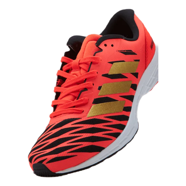 Adizero RC 3 Shoes Solar Red / Gold Metallic / Core Black