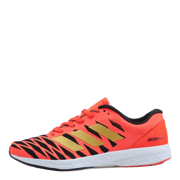Adizero RC 3 Shoes Solar Red / Gold Metallic / Core Black