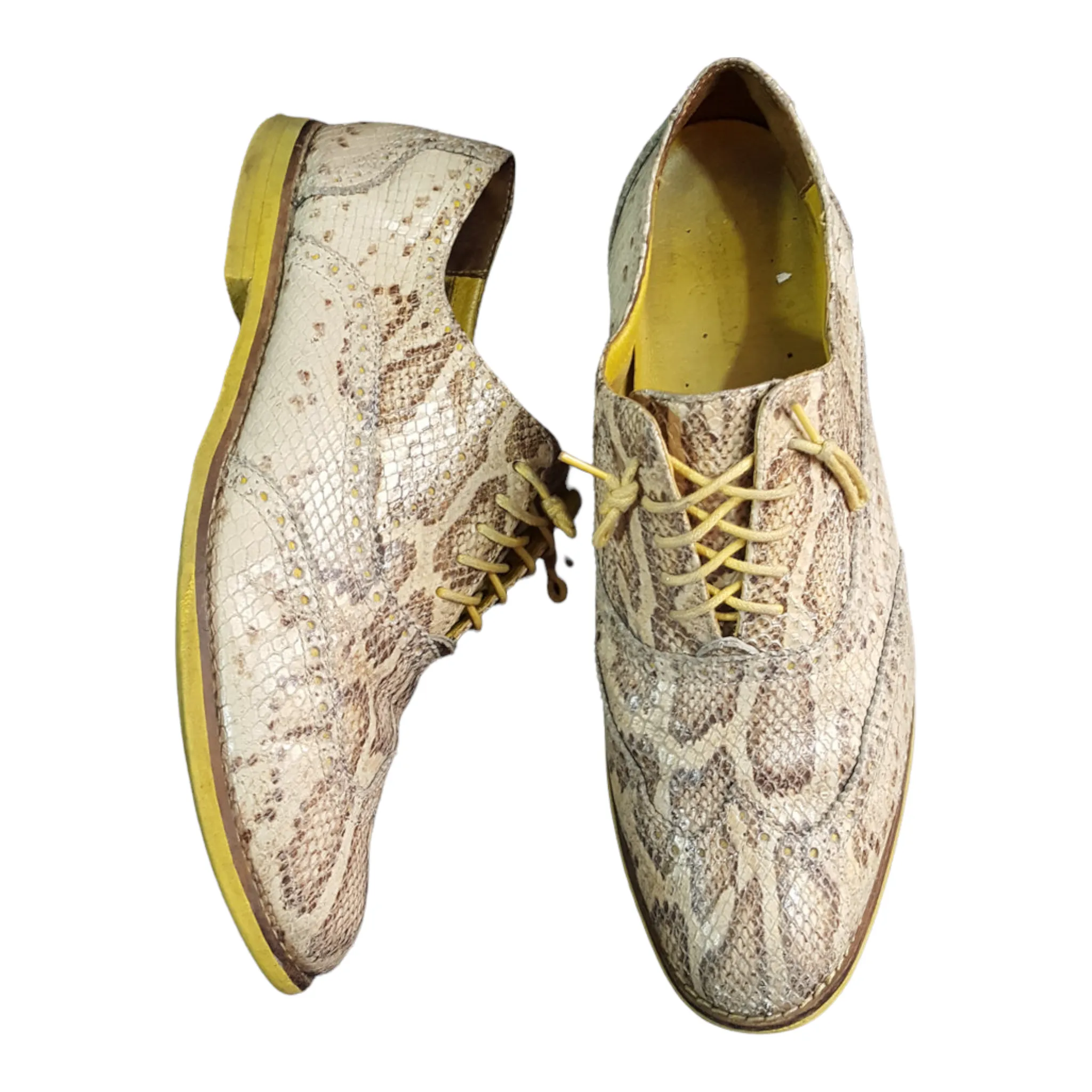 Cole Haan Snakeskin Oxfords Size 10.5