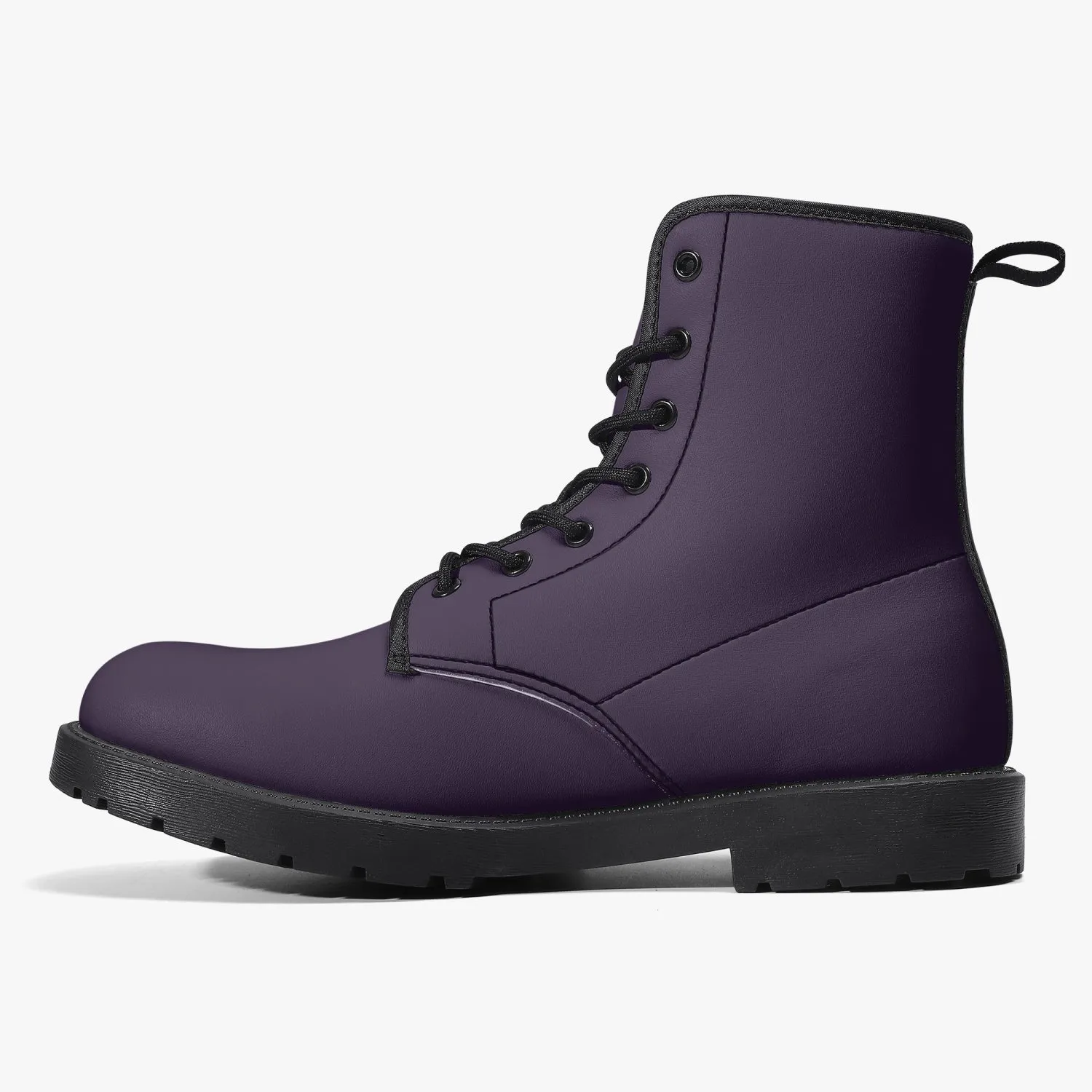Dark Purple Combat Boots (JPPDKP)