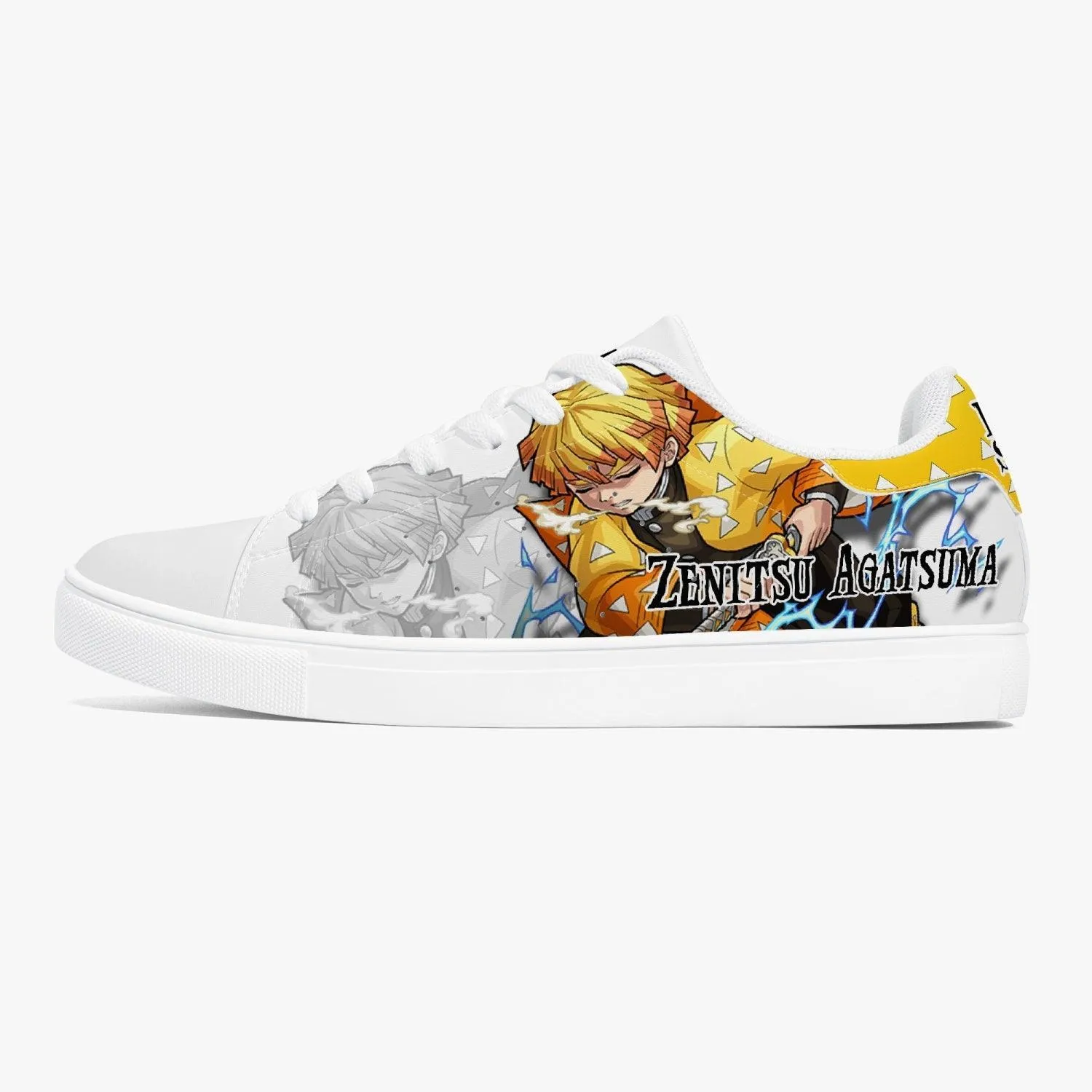 Demon Slayer Zenitsu Agatsuma Skate Anime Shoes