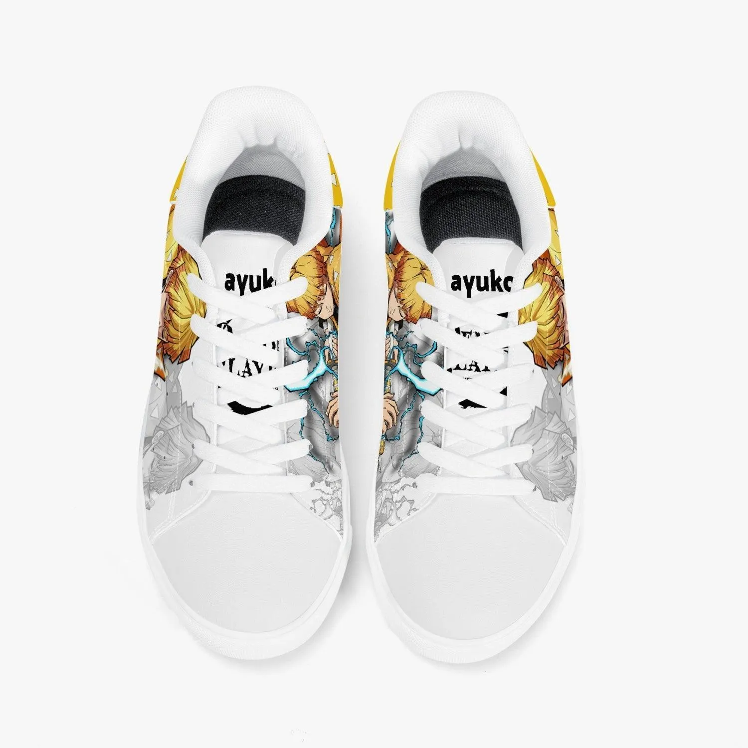 Demon Slayer Zenitsu Agatsuma Skate Anime Shoes