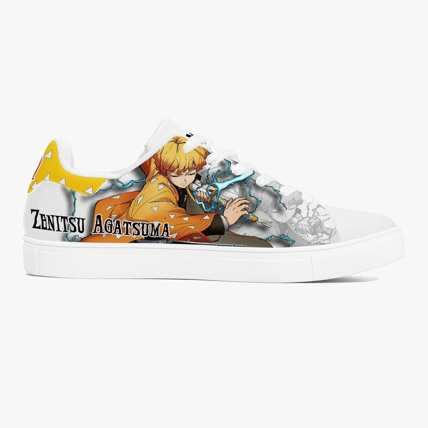 Demon Slayer Zenitsu Agatsuma Skate Anime Shoes