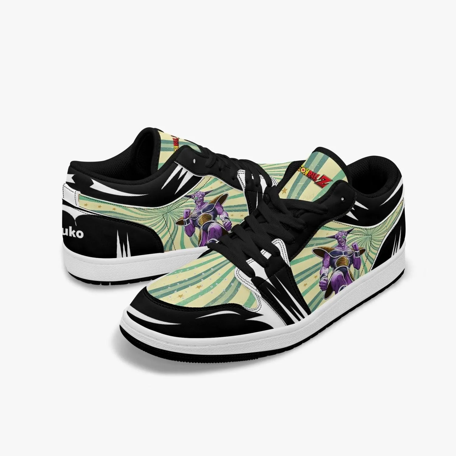 Dragon Ball Z Captain Ginyu JD1 Low Anime Shoes