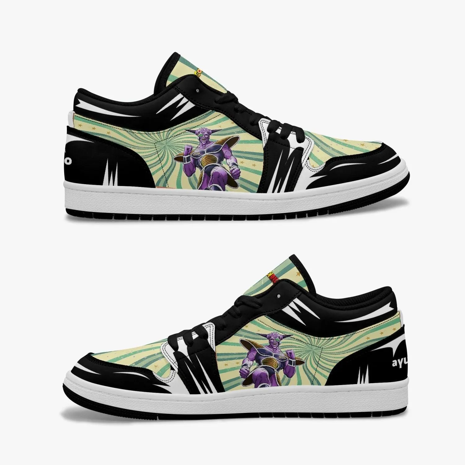 Dragon Ball Z Captain Ginyu JD1 Low Anime Shoes