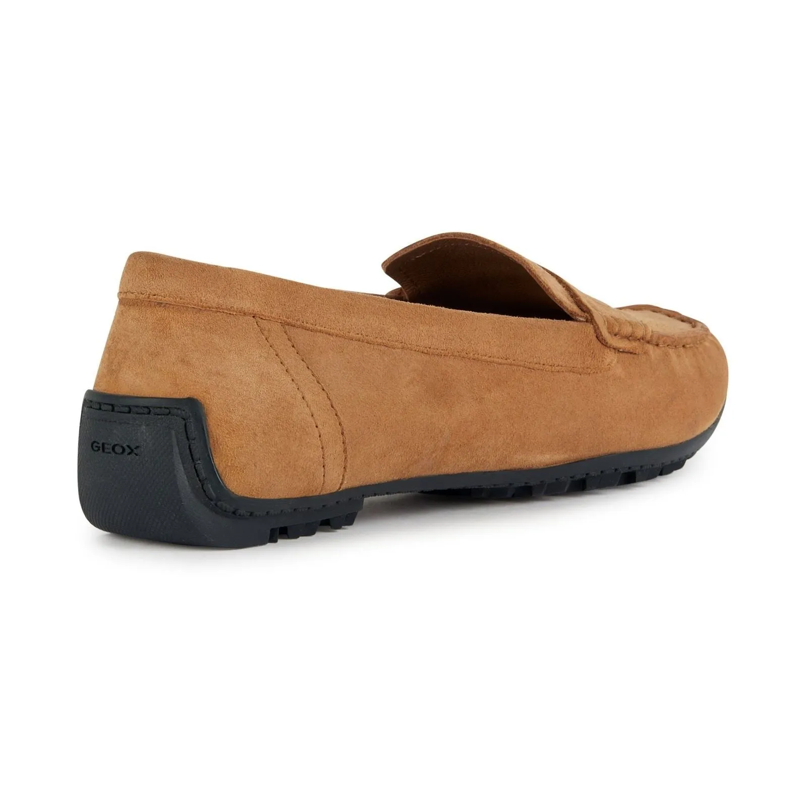 Geox D Kosmopolis Suede Women's Camel Moccasins Shoes