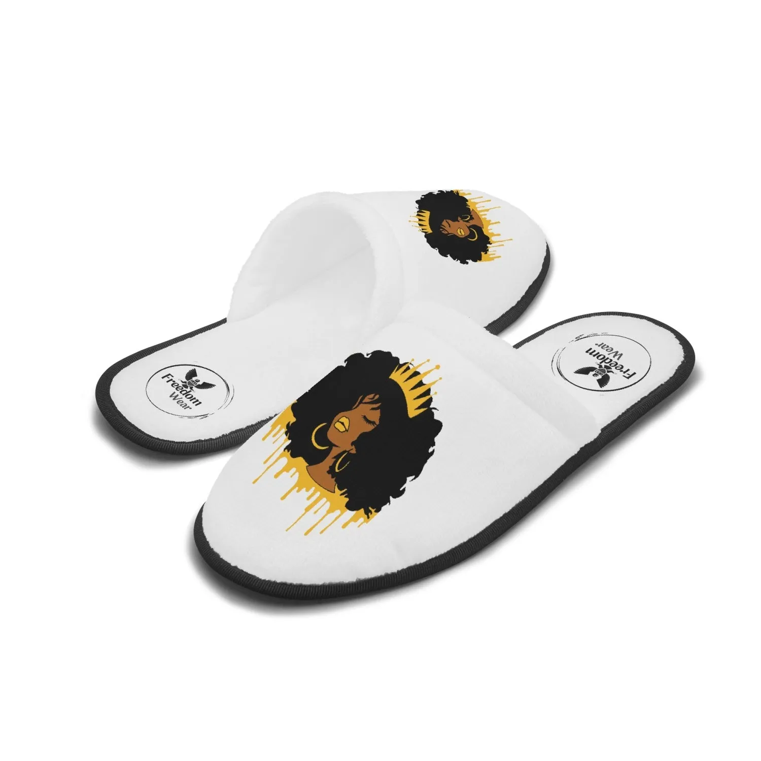 Golden Queen Light Cotton Slippers