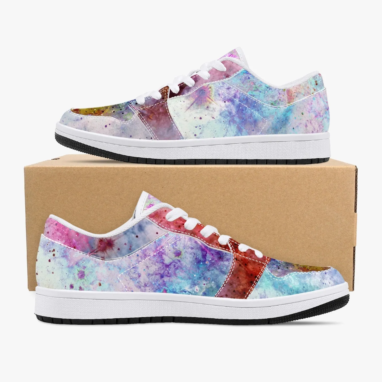July Psychedelic Split-Style Low-Top Sneakers