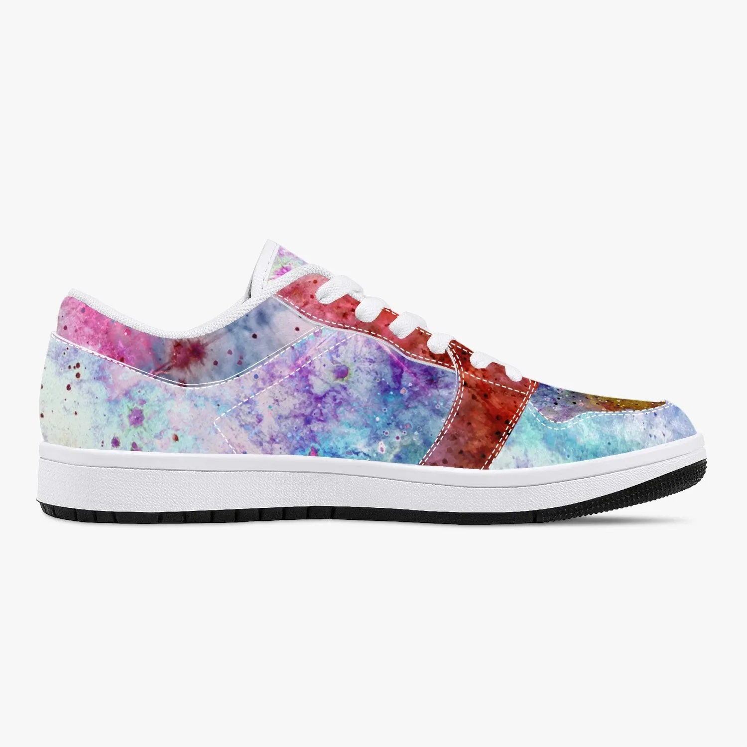 July Psychedelic Split-Style Low-Top Sneakers