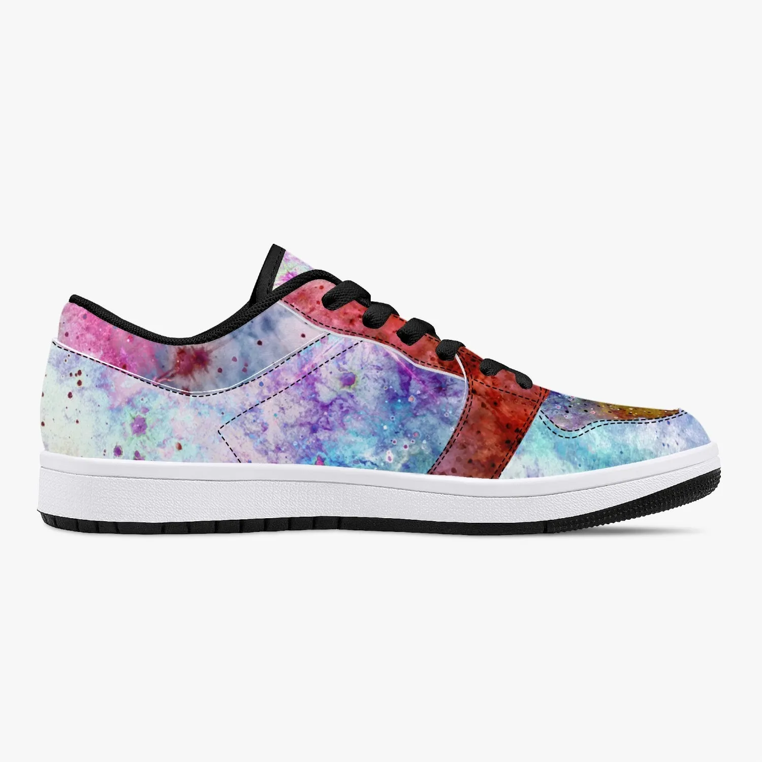 July Psychedelic Split-Style Low-Top Sneakers