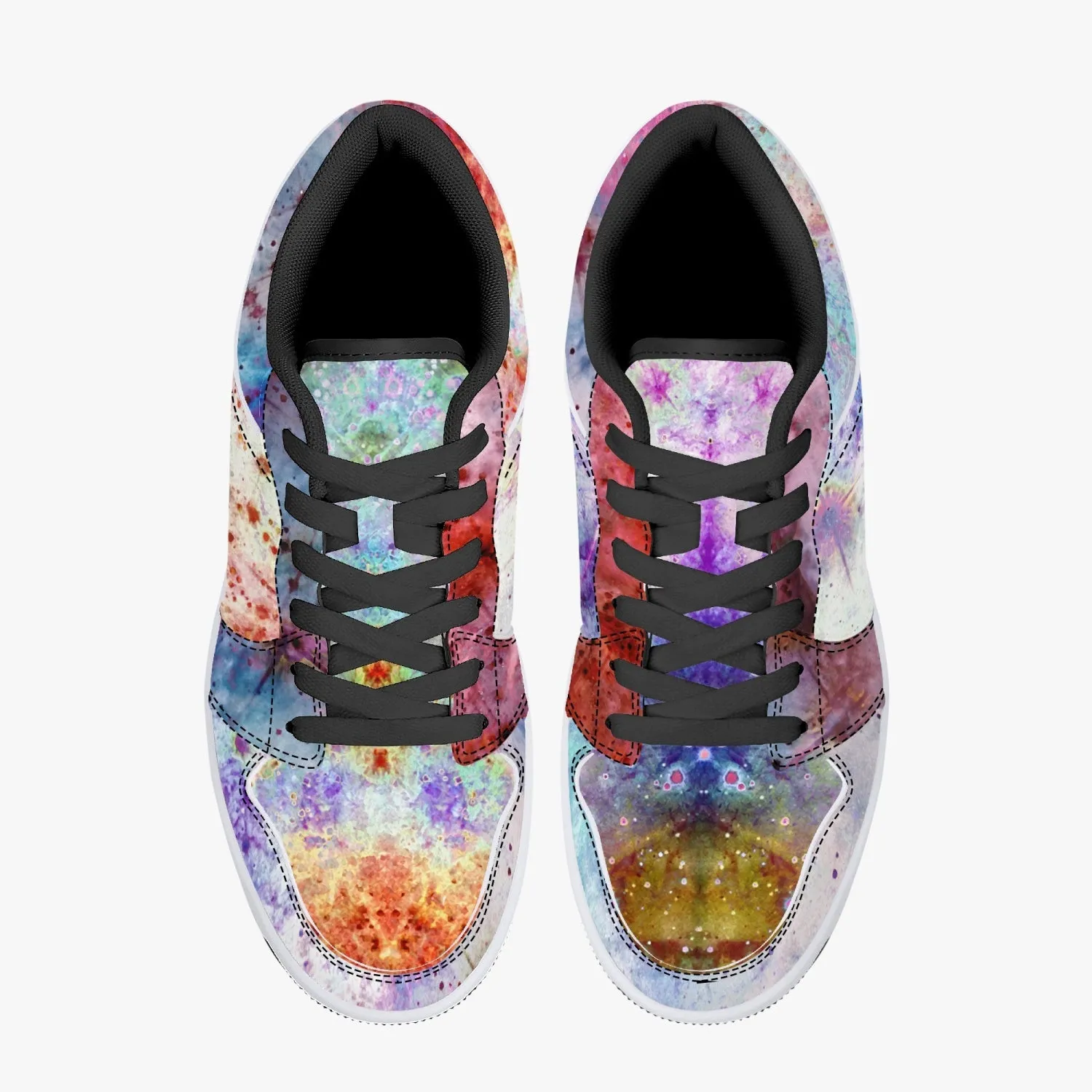 July Psychedelic Split-Style Low-Top Sneakers