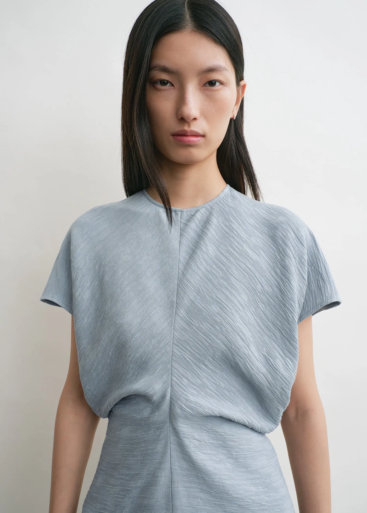 Slouch waist crinkled dress mistral