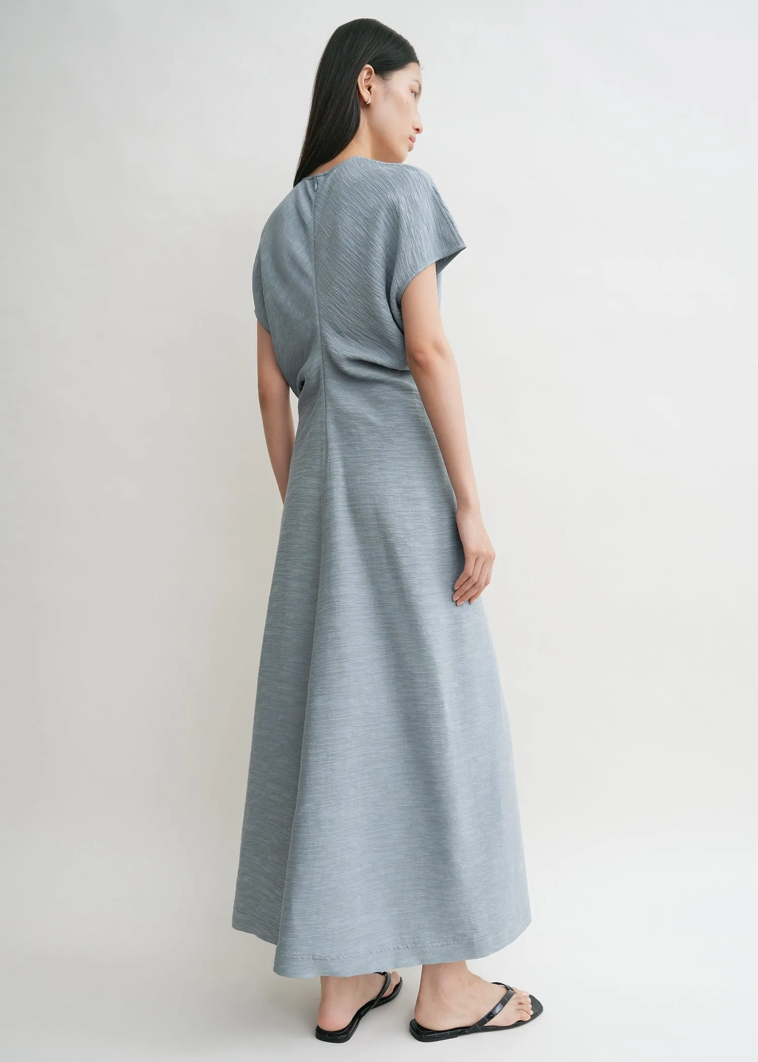Slouch waist crinkled dress mistral