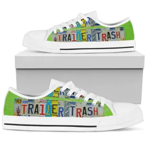 White Trailer Trash Women's Low Top Shoes